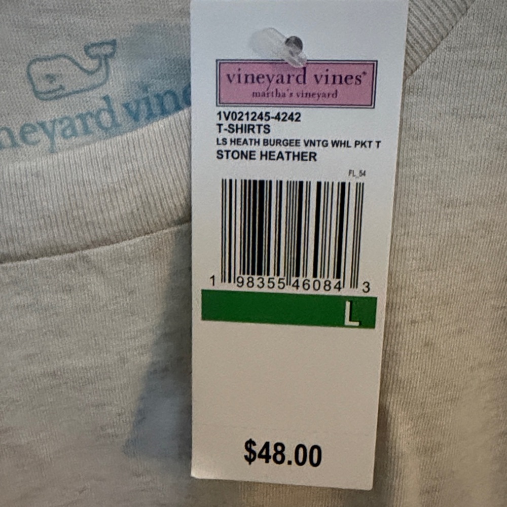 Vineyard Vines Vintage Men's Long Sleeve, L - Picture 2 of 7